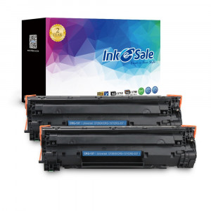 INK E-SALE Replacement for Canon 137 Black Toner Cartridge-2 Pack
